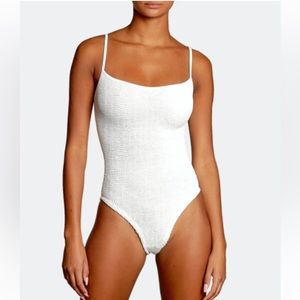 Hunza G Pamela Swimsuit in White. Used. Good condition
